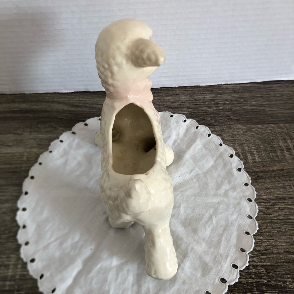 Vtg MCM Adorable Ceramic Lamb Planter - Picture 3 of 10
